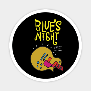 Blue Night Magnet